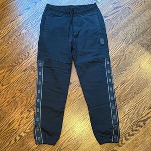 Z Coach Men’s Small Black Joggers with Gray Accents